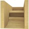 Ekena Millwork 11"W x 22"D x 11"H Wide Highland Rough Cedar Woodgrain TimberThane Corbel, Primed Tan CORUR11X22X11HLDRCPR - alternate 6